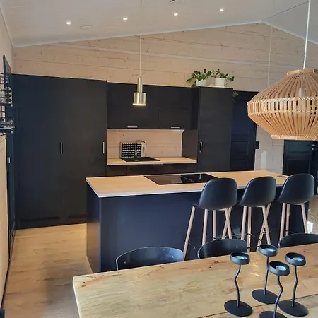 Modern Log House With Jacuzzi And Sauna Apartman *